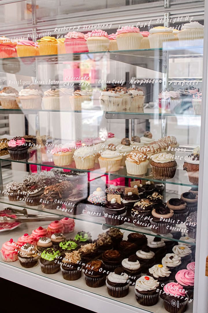 A variety of fresh desserts available at Sugar Mama's Bake Shoppe in Belleville, ON